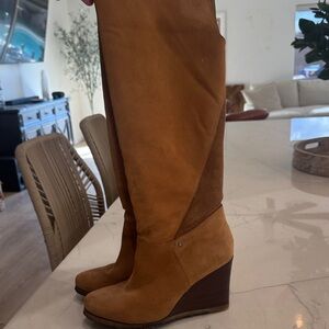 UGG Women's Brown Wedge Boots